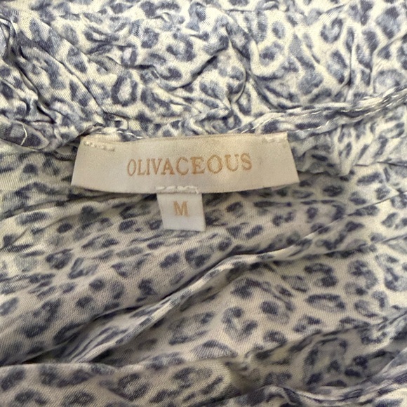 Gray and White Leopard Print Dress - Picture 3 of 3